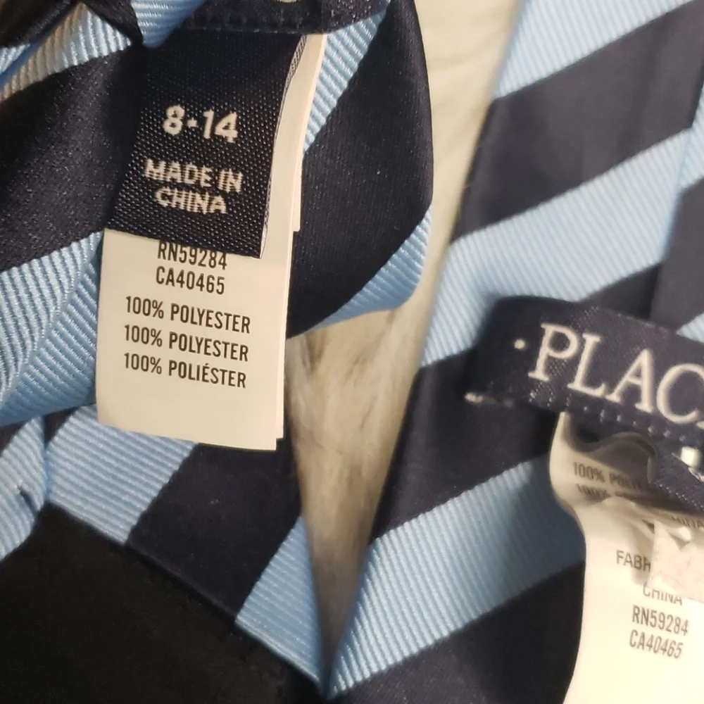 The Children's Place Uniform Striped Tie. Boys 8-1